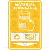 Material reciclável - Bidões vazios 